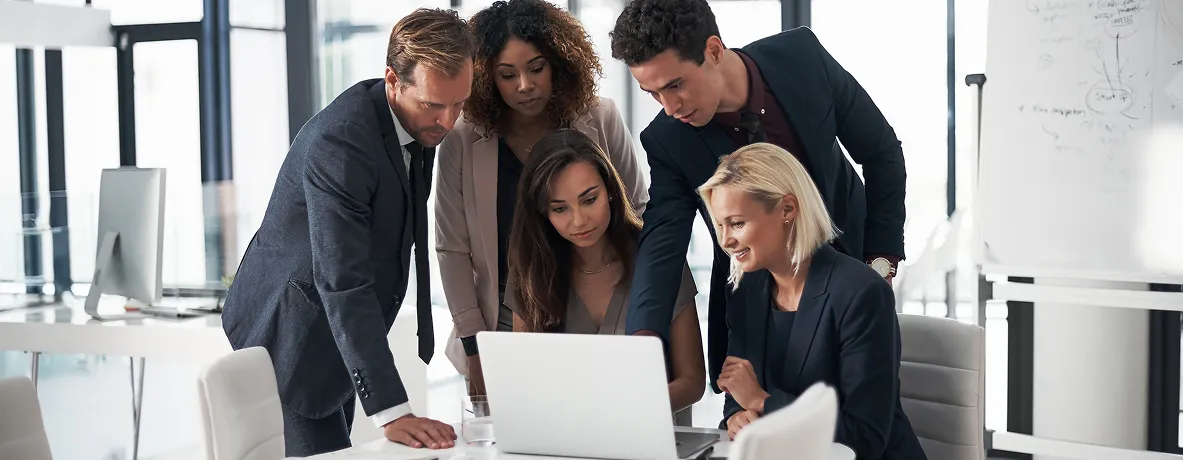 Operations team reviewing outbound performance